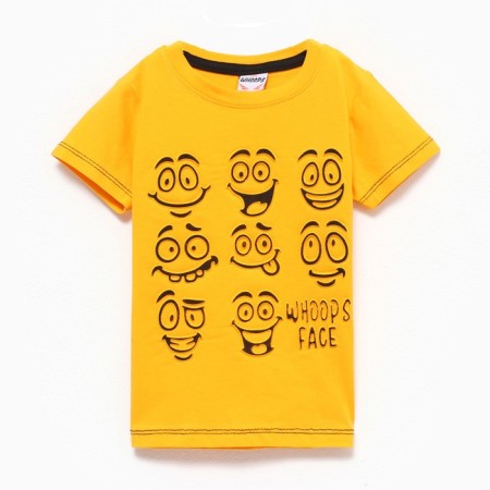 T -shirt for a boy, yellow color, height 98cm