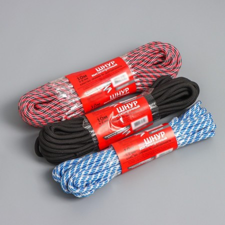 High -strength cord, D = 8 mm, 10 m, color mix-7