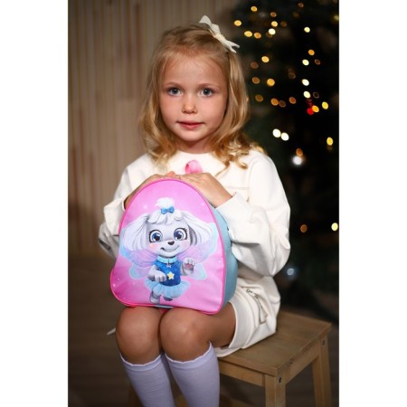 Baby backpack for girls "Dog"-5