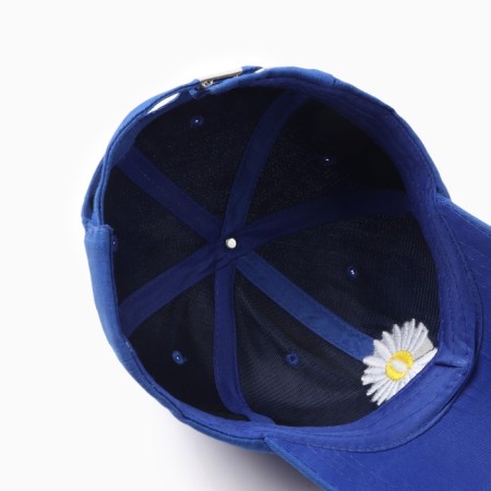 Women's cap Minaku "Chamomile", blue color, rr 54-56-3