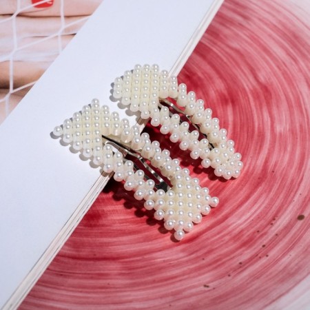 Hair clips "Sea and Happiness", 2 pcs 7 x 2.5 cm-1