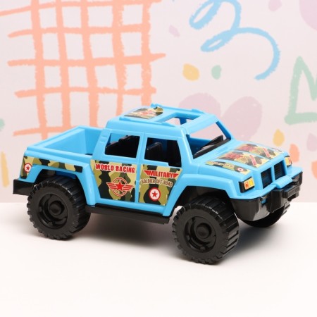 Plastic jeep machine 25 x 14 x 11 cm, mix-4