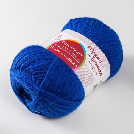 Yarn "suburbs" 50% wool, 50% acrylic 250m/100g (26 cornflower)-1