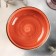 Ceramic sapphire salad, d = 15.5 cm, orange color