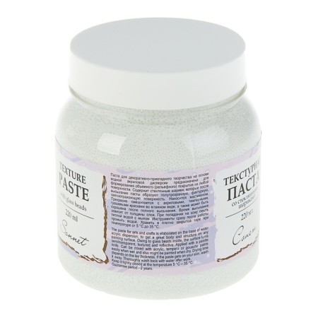 Acrylic paste "Sonnet", 220 ml, with glass balls-1