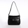Female bag on one shoulder, on a zipper, black color