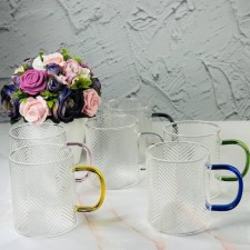 Lenardi mugs set, 6 pcs, 320 ml