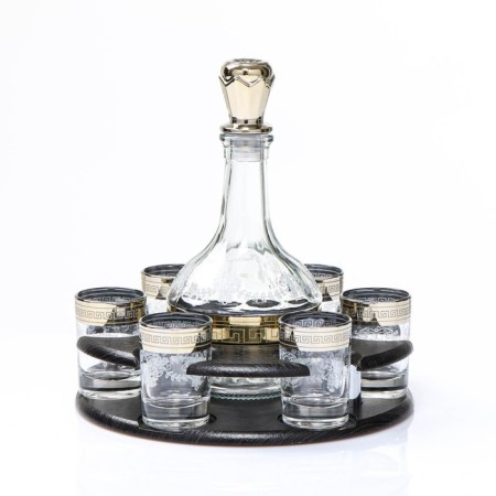 Barroko mini-bar, barn, decanter, 6 piles-1
