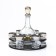 Barroko mini-bar, barn, decanter, 6 piles