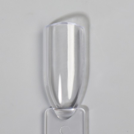 Palette for varnishes on the ring, square shape, 50 pcs 3 nails, transparent color-6