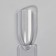 Palette for varnishes on the ring, square shape, 50 pcs 3 nails, transparent color