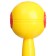 The rattle "Joy", the color is yellow/red, I