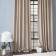 Konni curtain set, size 200 x 270 cm - 2 pcs, grab - 2 pcs cm, brown color