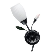 Bra Verona, 60W E14, black color, silver