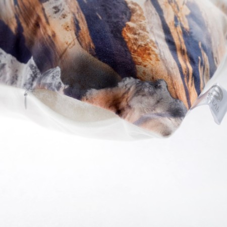 Decorative pillow "Ethel" conquer the peaks 40x40 cm, velor, 100% p/e-1