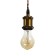 Sconces "Fortel" 3he27 40W bronze 55x10x56cm