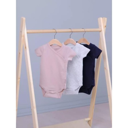 Body Kimono children with short sleeve Rant Base, height 68 cm, color light-beige-5