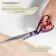 Clothing scissors, mowed blade, 10 ", 26.5 cm, color gasoline