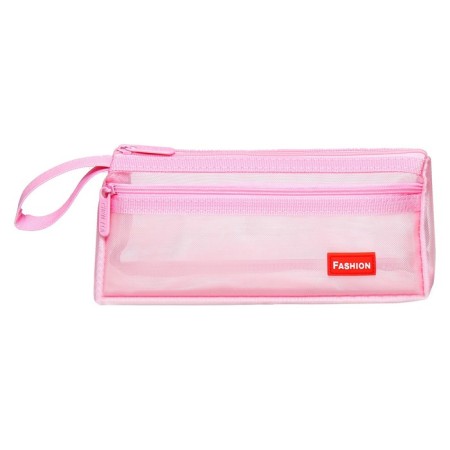 School Penal on the zipper Calligrata "Get", 2 departments, pink-1