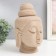 Souvenir Polystone Bust "Buddha's head" Sand 14.5x13x26 cm