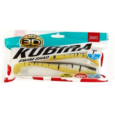 Vibro -highs LJ 3D Series Kubira Swim Shad 7.0in (17.50)/PG23 2pcs.-2