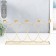 Climber Metal for 5 candles "circles" gold 23x43 cm