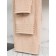 Terry towel Bio-Textiles, 380 gr, size 70x140 cm, beige color