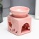 Aroma lamp ceramics "Butterfly at the flower" mix 10x7x7 cm