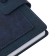 The diary is notathered, A5, 140l, cage, region, on the button, blue