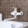 Bath mixer RMS PL6-006E, single-leaf, pour length 300 mm, without watering can, white