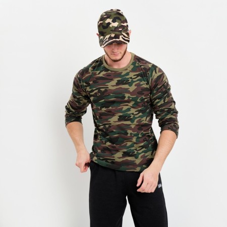 Longslit male, color green camouflage/spots mix, size 48-1