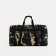 Road bag on a zipper, with an increase, 3 outer pockets, a long belt, camouflage color/brown