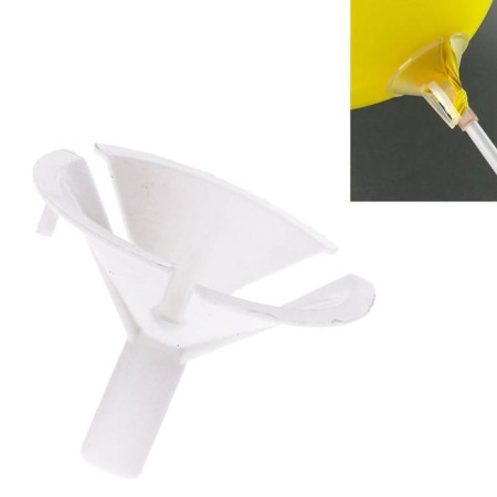 Holder-capture for balls, hole 0.6 cm, d = 4.5 cm, white color