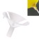Holder-capture for balls, hole 0.6 cm, d = 4.5 cm, white color