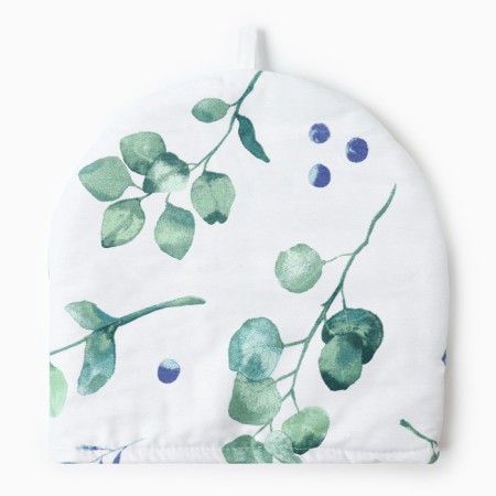 Hall on the kettle "Ethel" Eucalyptus 28x28cm, 100% hl., 164g/m2-1