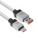 Cable Baseus, Type -C - USB, 5 A, 100 W, 1 m, white