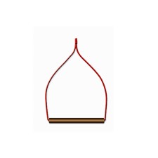 Bird swings in a cage wooden, curly 13 x 0.8 x 16 cm