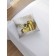 Pillowess decorative "Candle Gift", on a zipper, size 45x45 cm