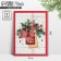 Postcard - compliment "Cosiness", 6 x 8 cm, New Year
