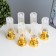 Nightmare "Ice candle" LED 1W from 3xlr44 batteries 4.5x4.5x12 cm Risalux