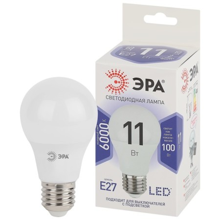 LED LED era Standard “Gear”, 11 W, E27, 880 lm, 6000k, Cold white glow