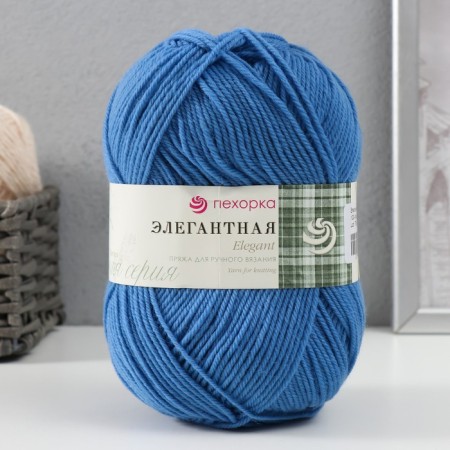 Yarn "Elegant" 100% merino wool 250m/100g (100-korol. Sini)-4