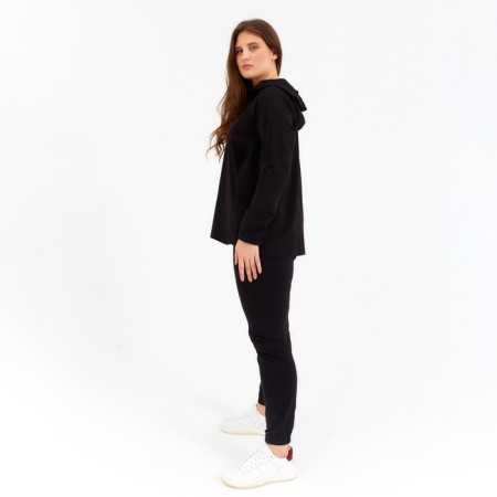 Female set (sweatshirt, pants) minku: Home Comfort Black color, rr 54-1