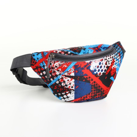 Bag children on the belt strokes, 24*6*11, depth for the Moln, breathe mesh, rog string 100, blue/red