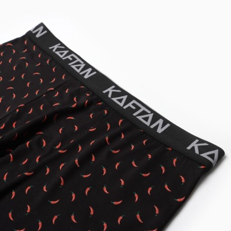 Panties men's boxers kaftan "peppers", color black size 46-1