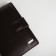 Male purse on magnet 3 in 1, department for auto documents, passports, brown color