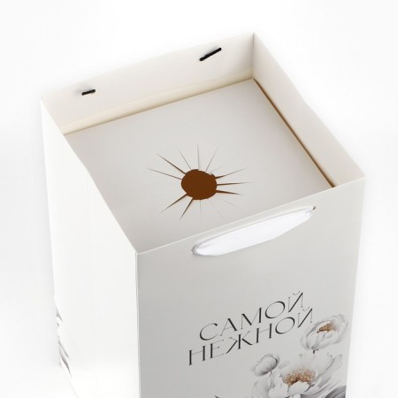 Carriage for colors with a liner for fixation, "the most tender", white, 35 x 20 x 20 cm-6