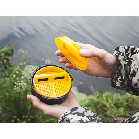 Bank for nozzle with sieve, diameter 10.6 cm, height 5.6 cm-2