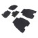 Rubber rugs with high side for Honda Civic IX 5D, 2012-2016