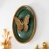 Panel interior polystone "Butterfly" dark green 20x4x26 cm